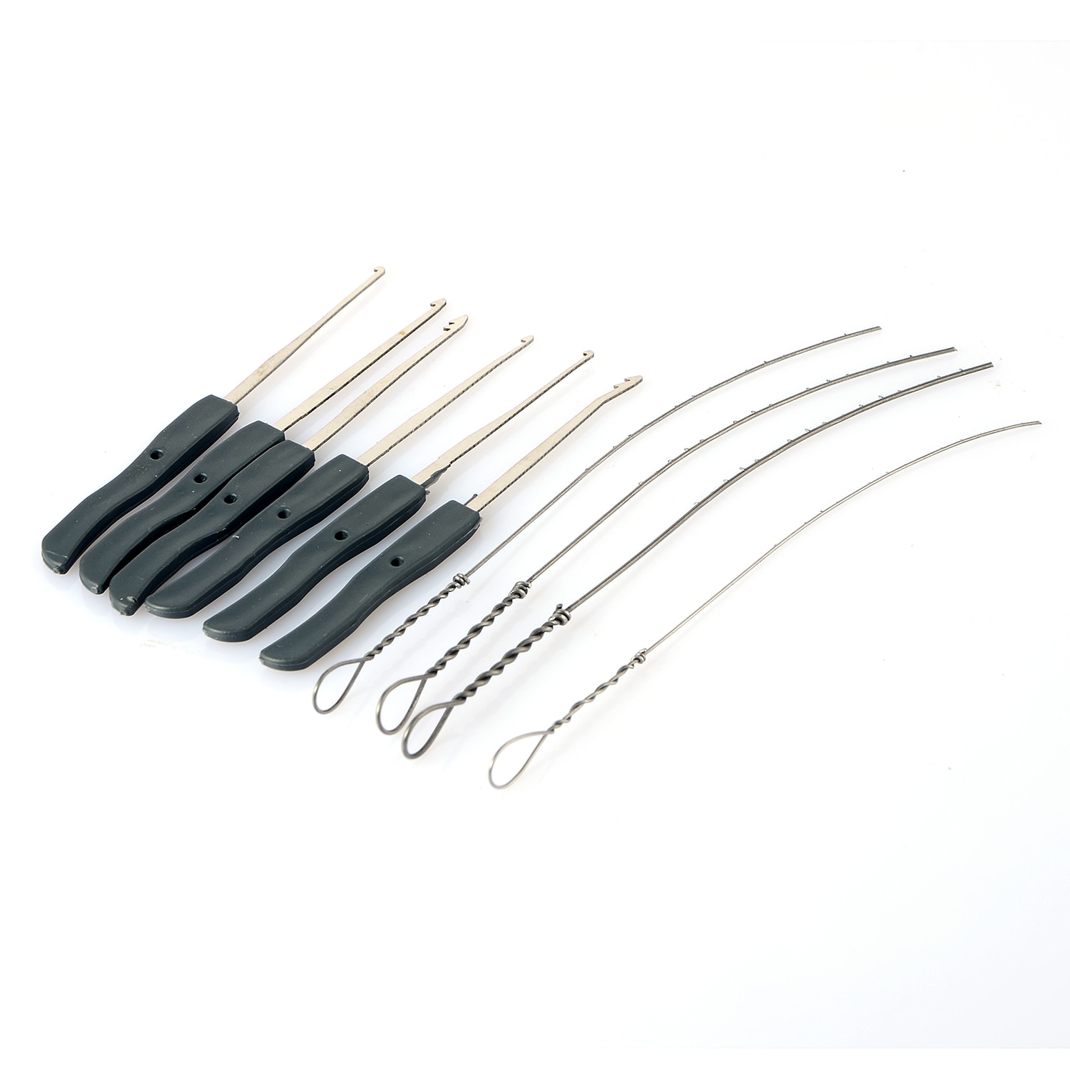 10pcs Broken Key Extractor Set Locksmith Tool Key Remove Removal Hooks Lock Kit