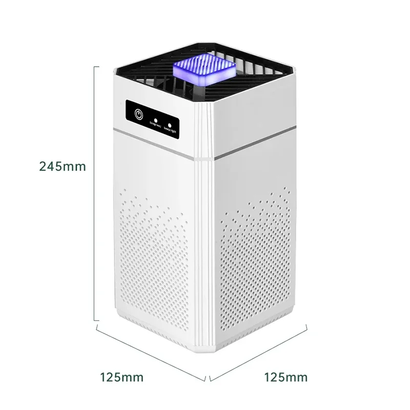 Purificador de aire portátil, ambientador de escritorio, generador de olores de humo, limpiador de aire para habitación de coche, cocina con filtro HEPA reemplazable