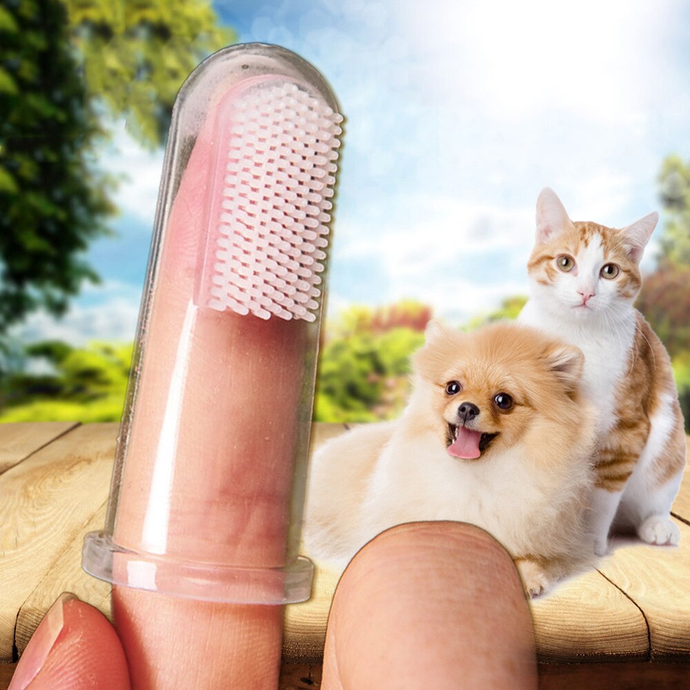 Superzachte hondenvinger tandenborstel voor huisdieren, hondenborstel, gebitsverzorging, tandsteengereedschap, kattenreiniging, huisdierbenodigdheden, hondentandenborstel