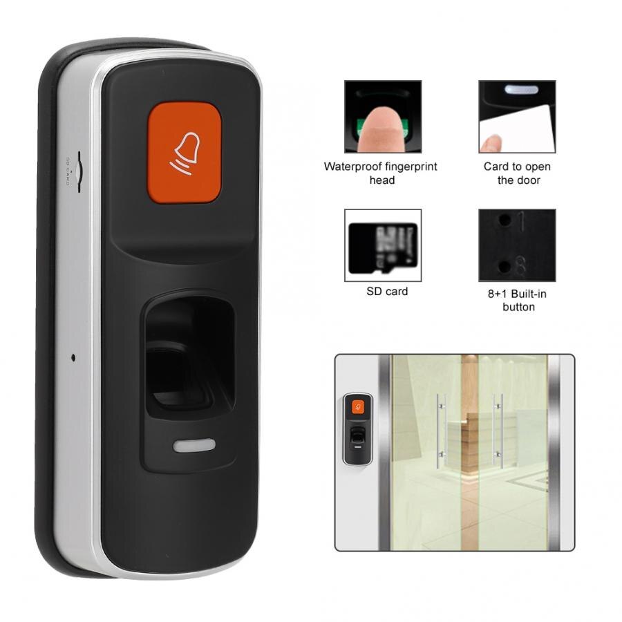 Security Access Control Machine Fingerprint Card Waterproof 12V