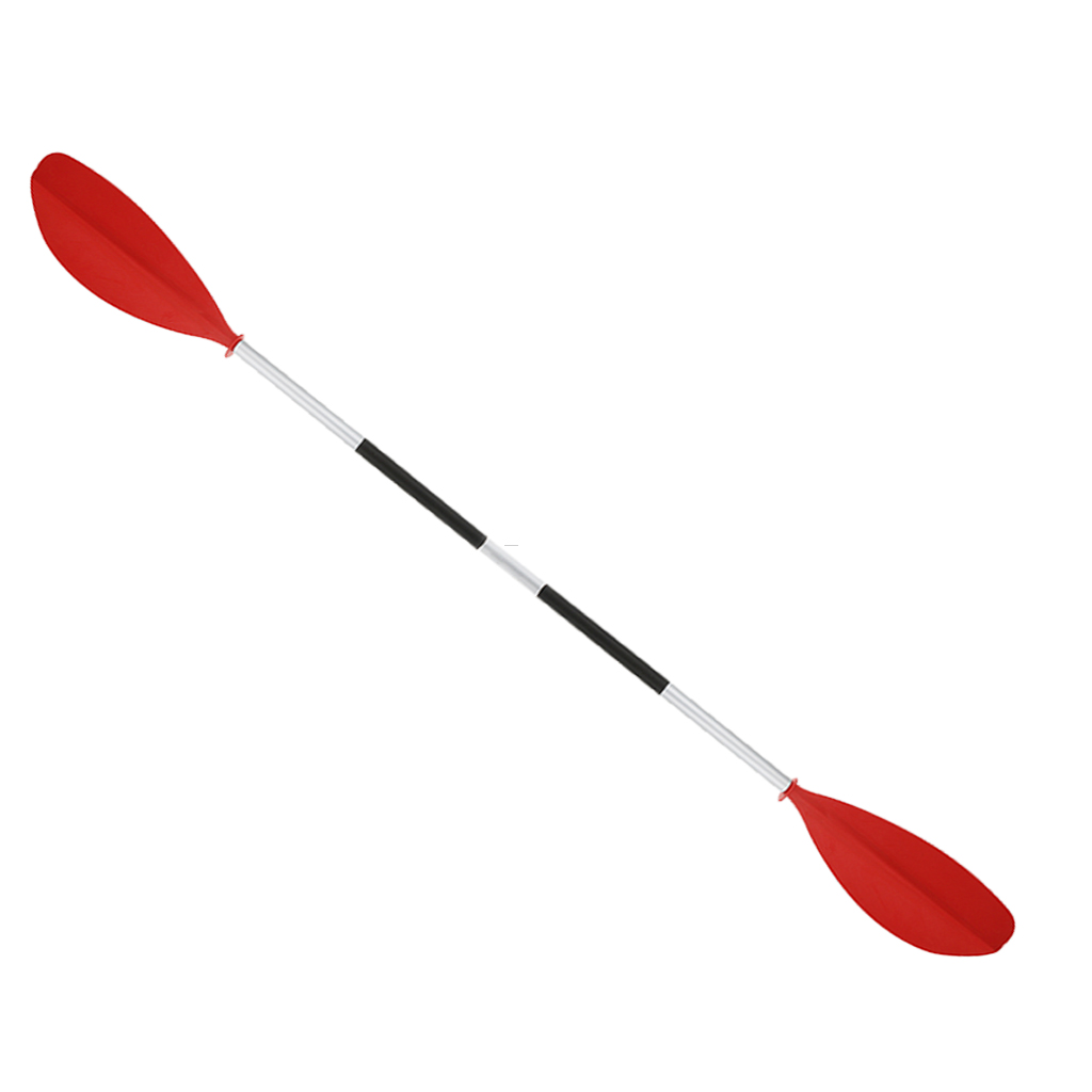 1 Pcs Detachable Asymmetrical Aluminum Kayak Paddle Float Afloat Oar Boat Rafting Paddle Canoe Oar Red Boating Accessories