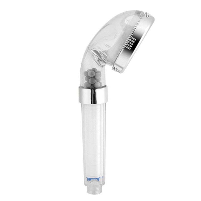 Pommeau de douche Portable à économie d&#39;eau, salle de bain, Ions négatifs, avec 3 filtres, haute pression, 1 ensemble