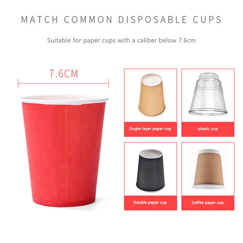 Water Dispenser Accessory Side Mount Holder Dustproof Automatic Paper Double Cup Rack cup picker Wall Stand Bracket #429
