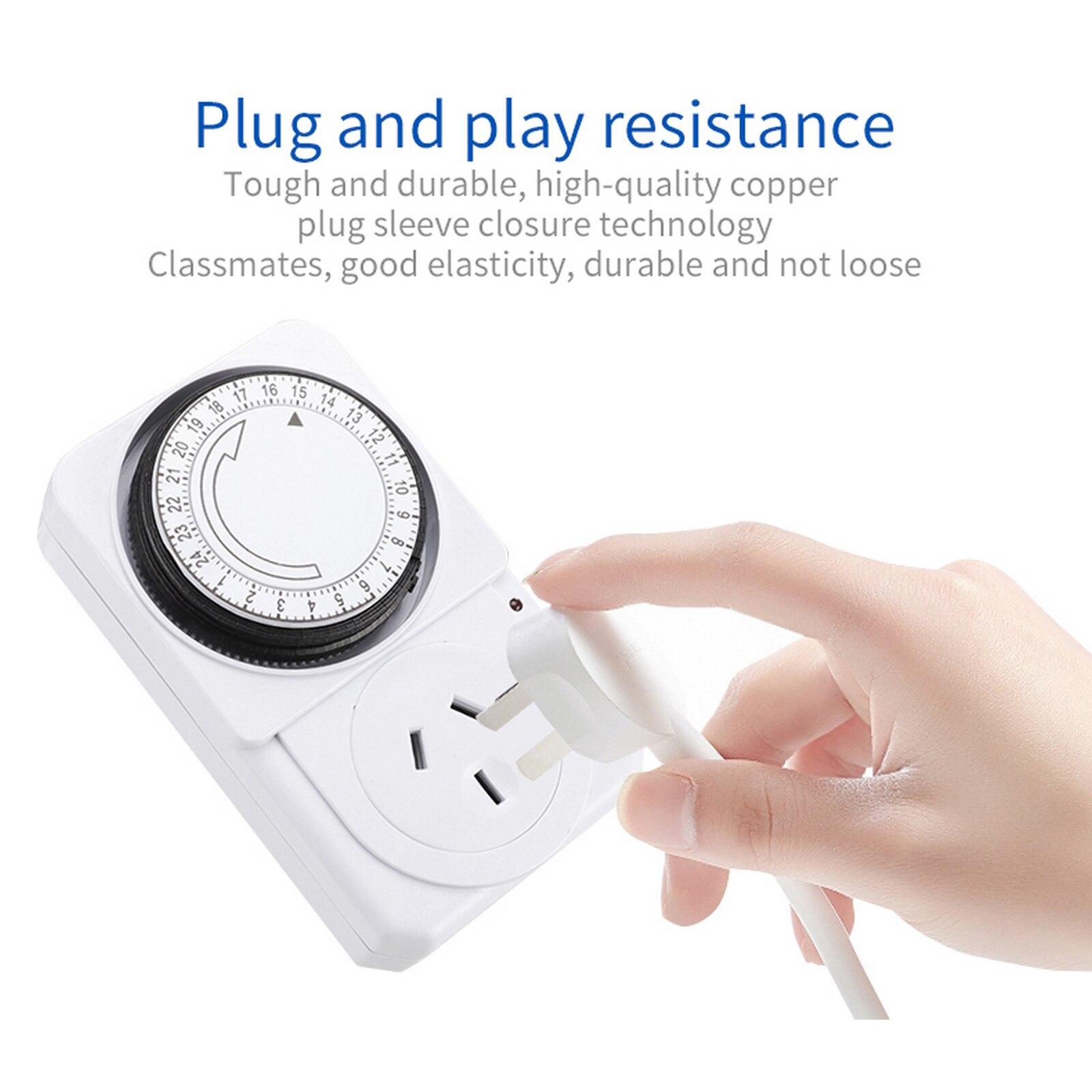 110~ 250V 24 Hours Recyclable Mechanical Timer UK ... – Grandado