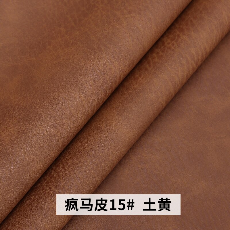 20x30cm PU Crazy Horse synthetic leather Fabric , Faux Leather Fabric for Sewing, PU artificial leather for DIY bag material: 15
