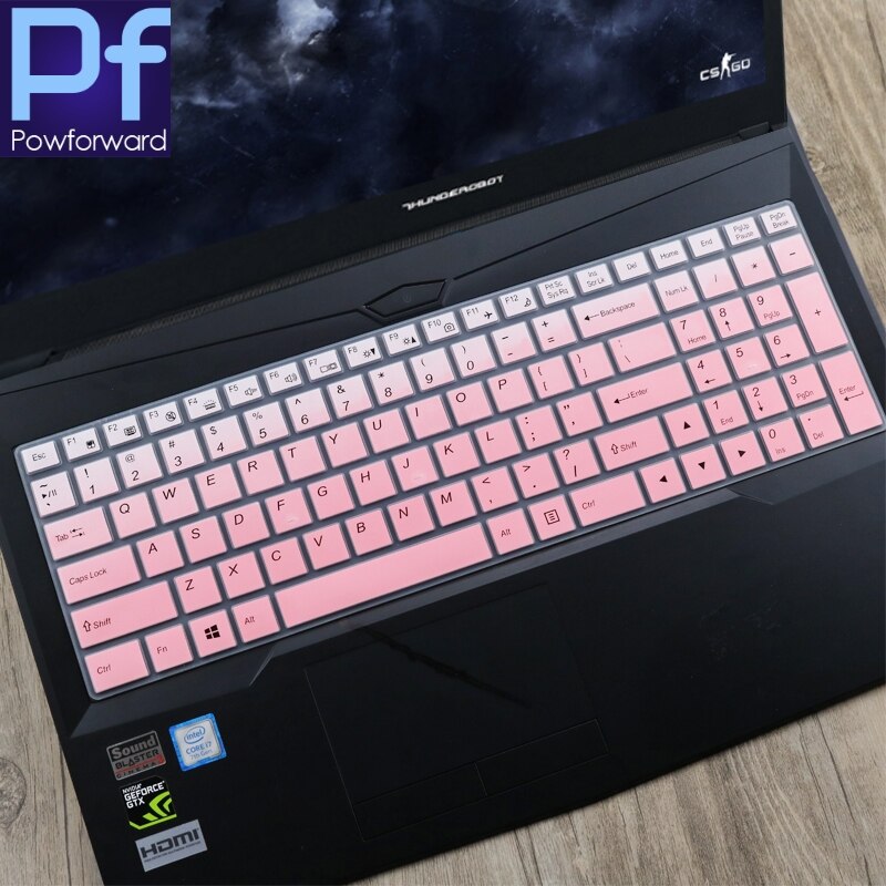Silicone Laptop Keyboard Cover - Ultra-thin, Waterproof, Dustproof Skin for Gigabyte AORUS 5 Gaming Notebook 15-15.6 inch