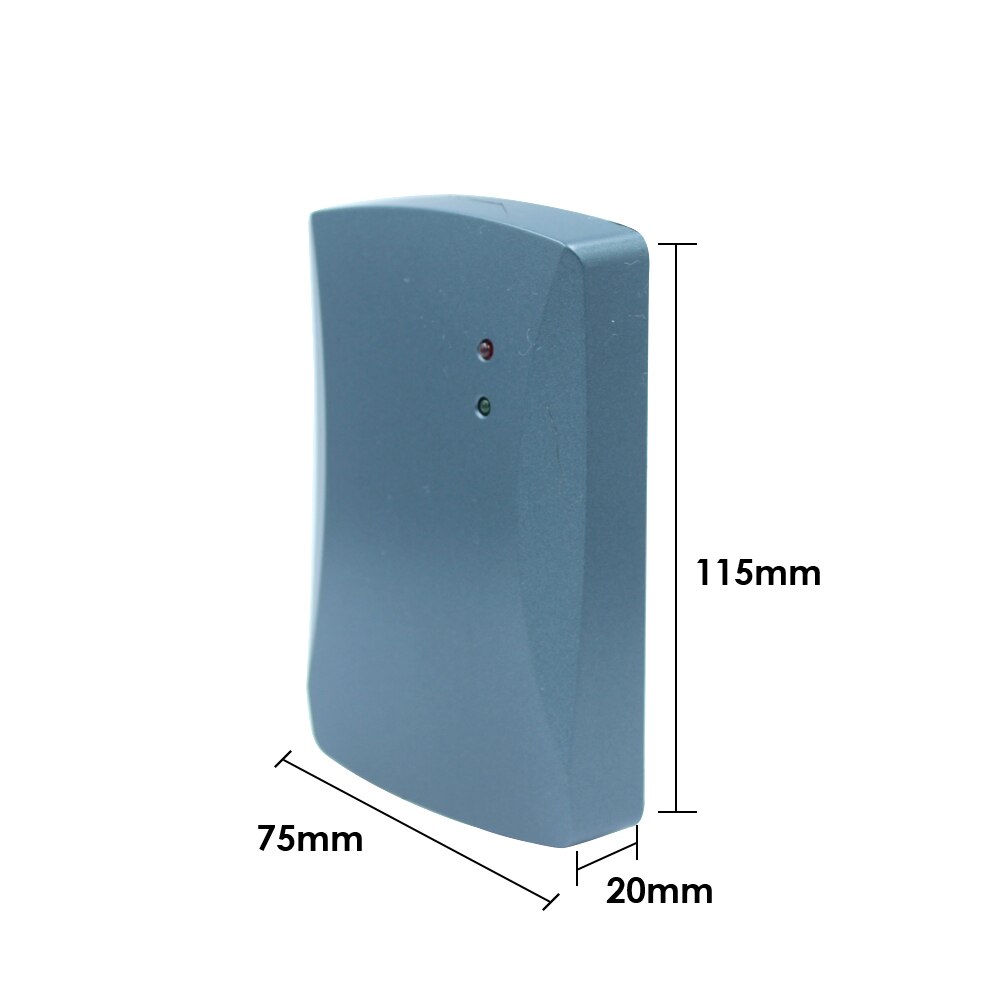 125KHZ waterproof outdoor and indoor using Access Control MF RFID card Reader ABS Building outdoor 13.56MHz Reader