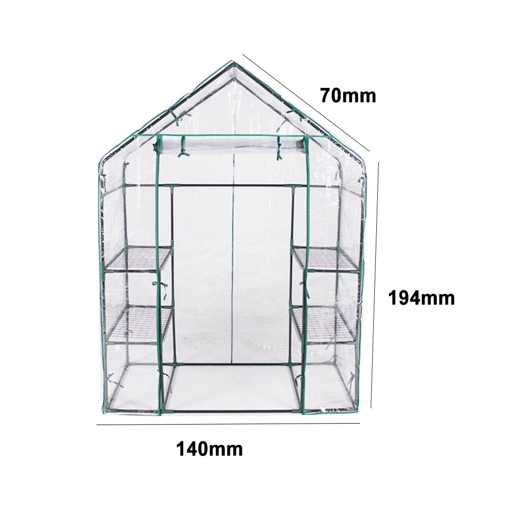 Vedenpitävä anti-uv pvc lämmin kasvihuone muovi taitettava kirkas kansi kukka bonsai kasvi suojaava teltta puutarhatarvikkeet