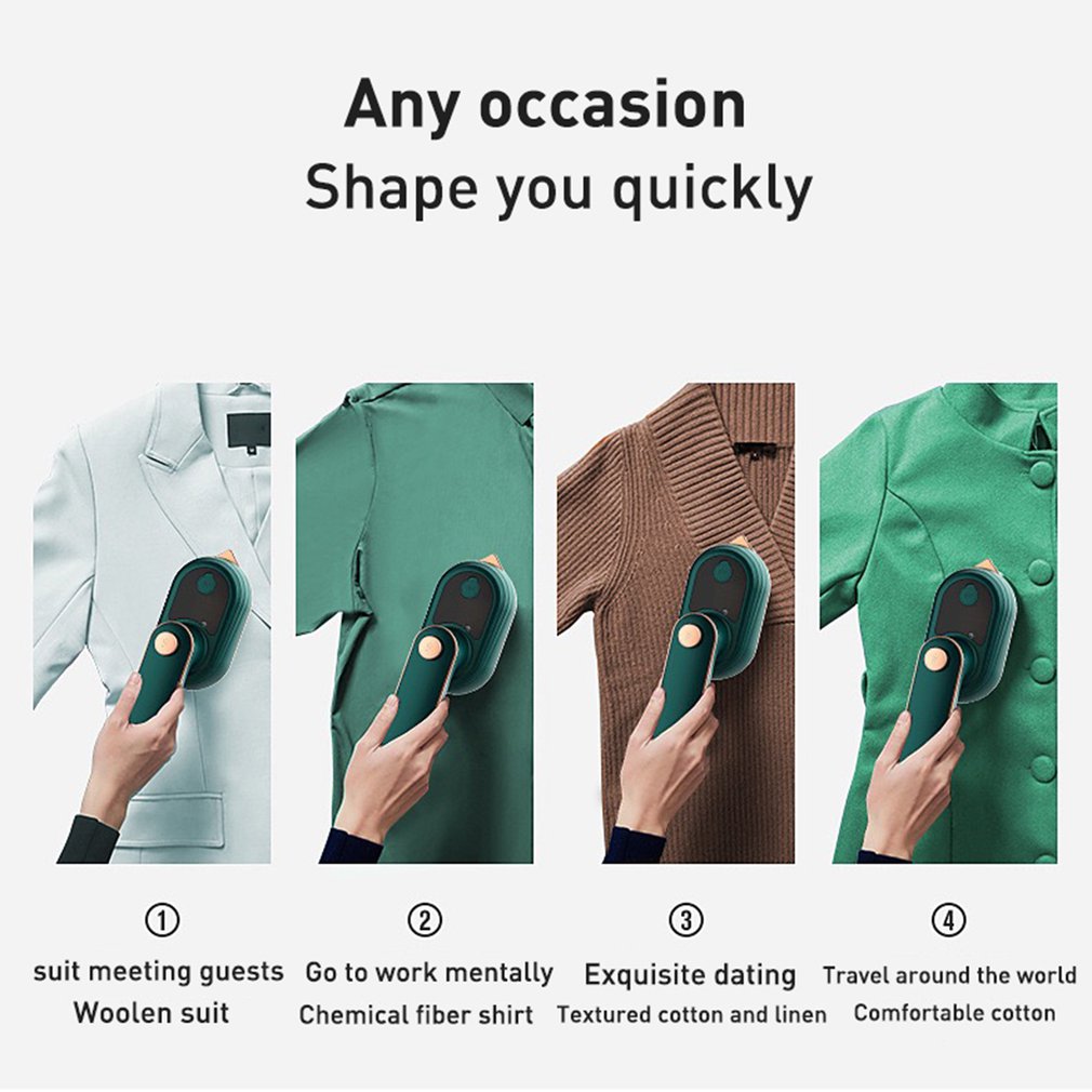 Electric Iron Steamer Handheld Mini Garment Steamer Machine Portable Wet Dry Steam Iron Ironing Machine For Home Travel