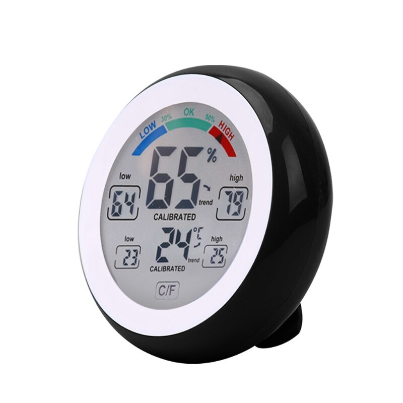 ! Digitale Indoor Thermometer Hygrometer Touchscreen Temperatuurmeter Vochtigheid Monitor