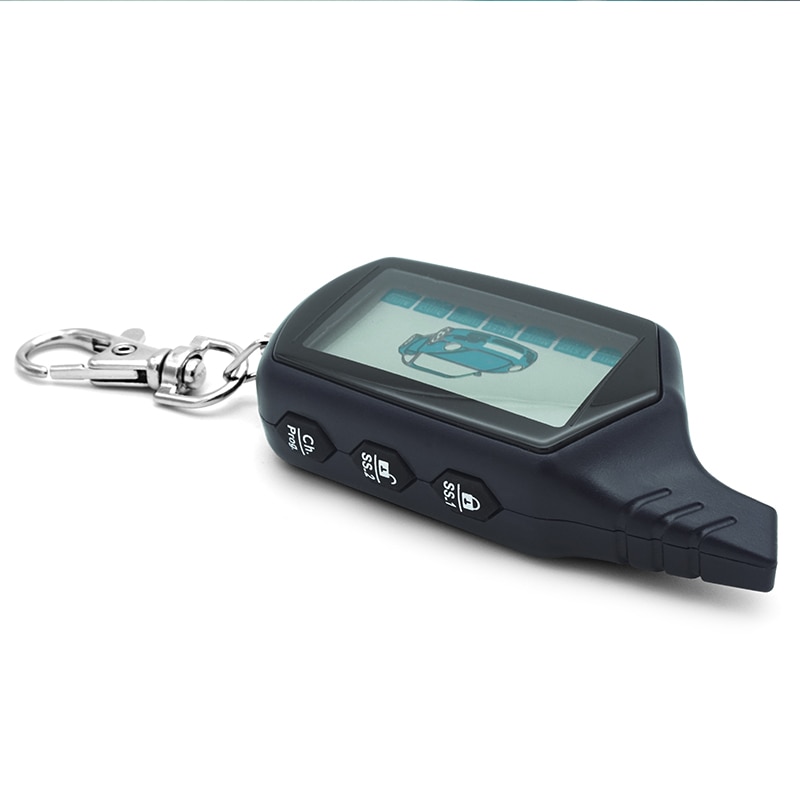 B6 Twage Lcd Afstandsbediening Sleutelhanger Voor Starline B6 Auto Afstandsbediening Twee Weg Auto Alarm Systeem