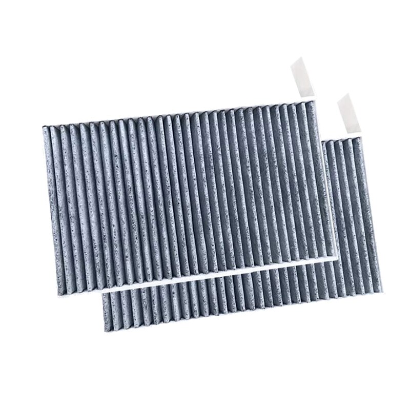 Al21 - kabinluftfilter 2- pack med dubbel effekt aktiverad för tesla modell 3 kolklimatanläggning byte fresh breeze cab