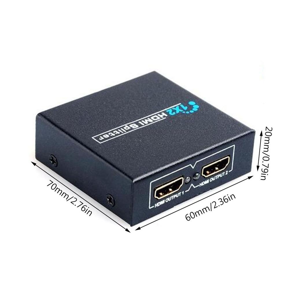 1X2 Hdmi Switch Switcher 1X2 Hdmi Splitter Hdmi-Poort Auto Switcher Ondersteuning 3D Volledige Hd1080P Voor Pc Hdtv Dvd Hdps3