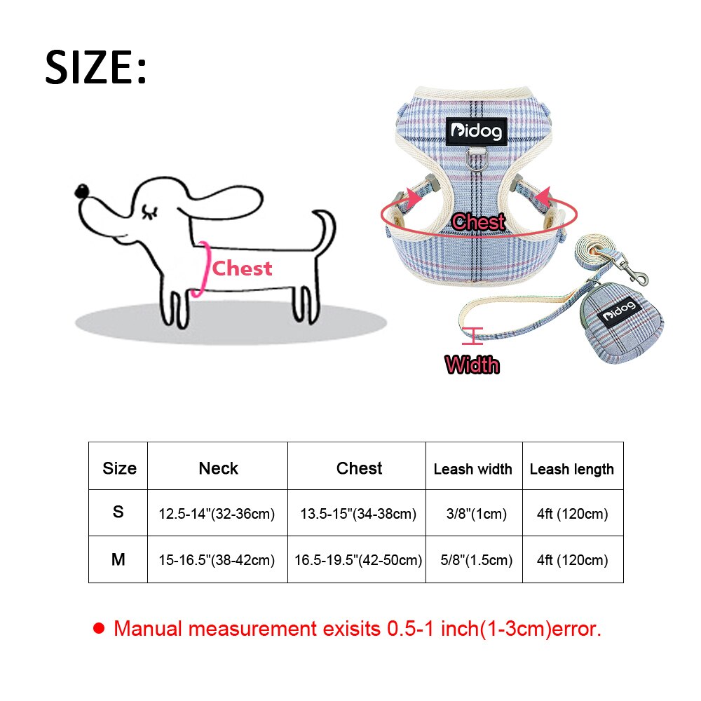 Ademend Harnas Hond Aangelijnd Set Mesh Hond Kat Harnas Vest Puppy Harness En Leash Met Zak Voor Kleine Middelgrote Honden huisdier Chihuahua