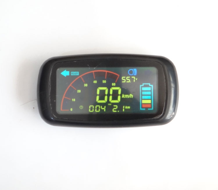 Snelheidsmeter LCD display instrument elektrische scooter fiets driewieler speed + batterij gauge indicator wit/gekleurde achtergrond
