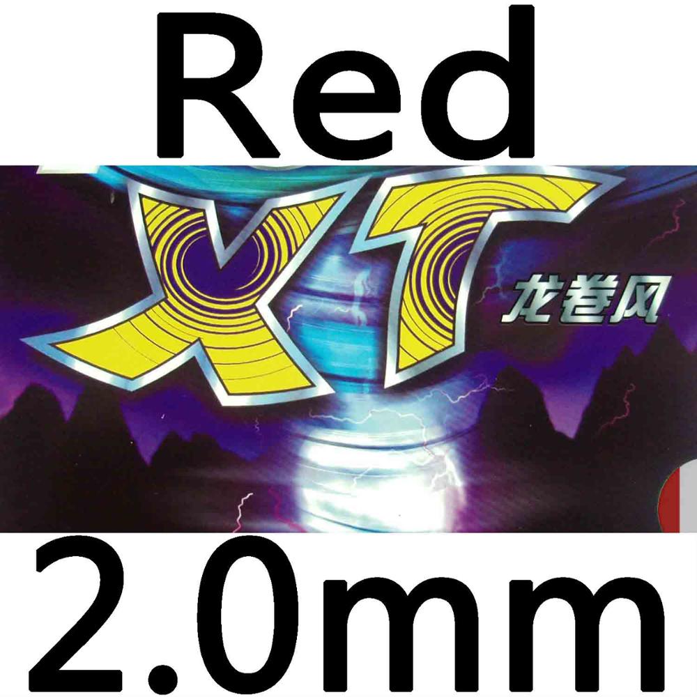 KTL Pro XT Pips-In Table Tennis PingPong Rubber with Sponge: Red 200