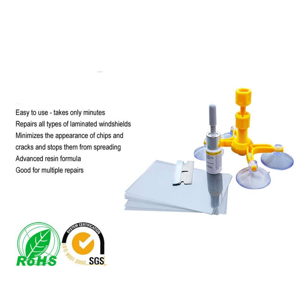 Car Windshield Repair Kit Auto Glass Windshield Dent Repair Tools Car Windshield Crack Repair Resin Kit