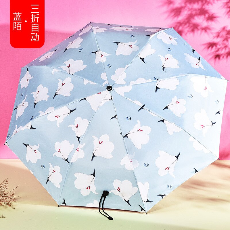 Demon Slayer Umbrella, Anime Cosplay Automatic Umbrella, 210T 8 Bones
