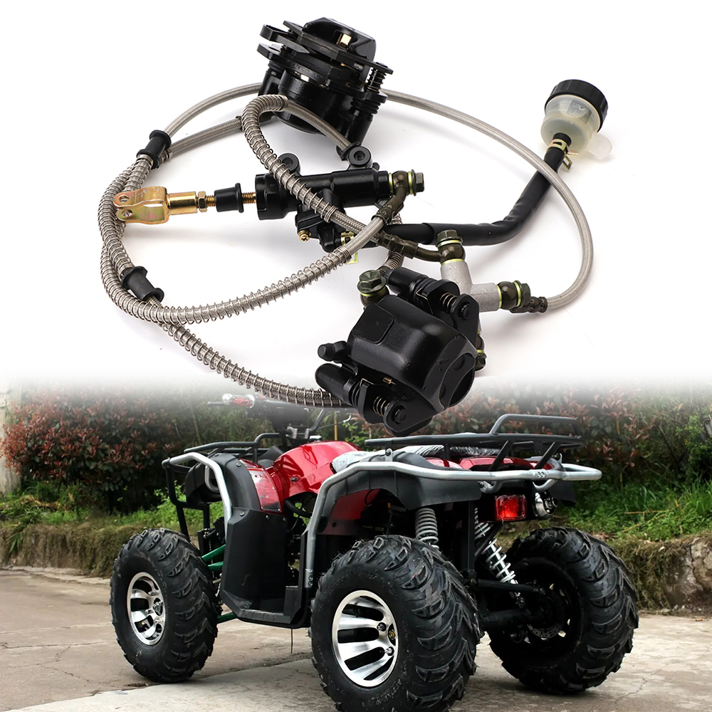 Ensemble d'étrier de frein à Double disque hydraulique arrière, pour 150cc 200cc 250cc ATV Go kart UTV Buggy Quad Dirt Bike, pièces