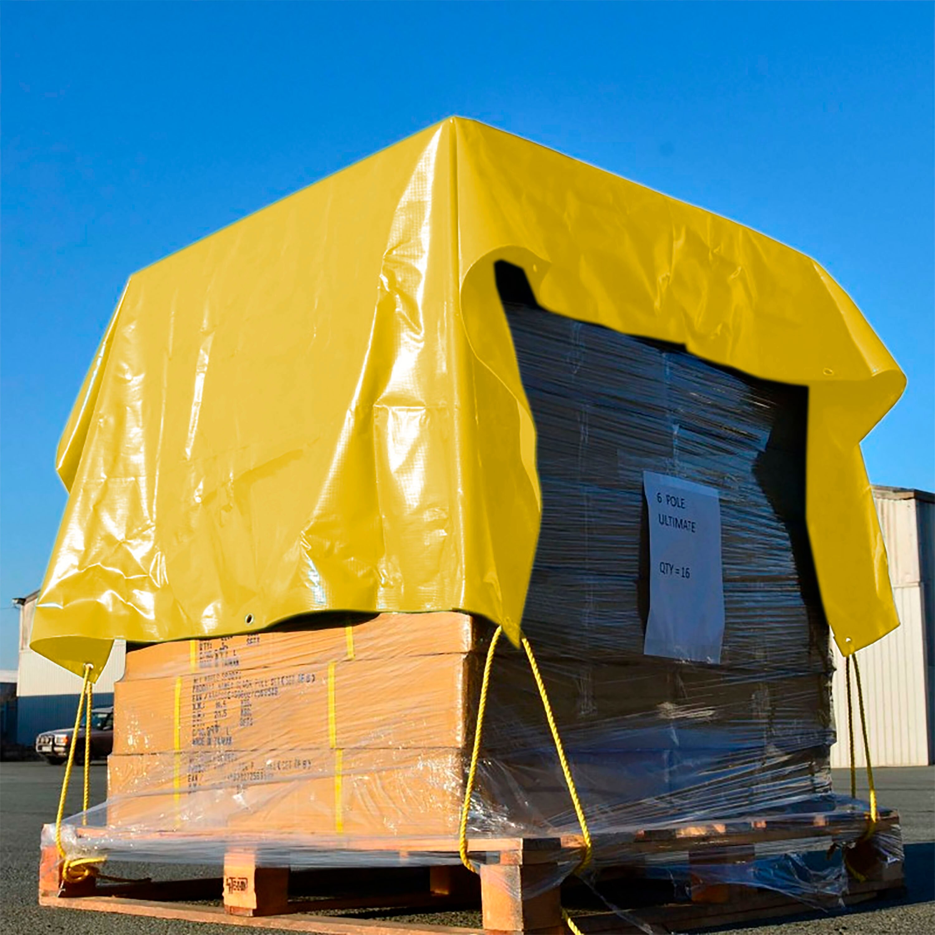 Canvas Luifel Originele 70G Versterkte Waterdichte Polyethyleen Beschermhoes Met Metalen Oogjes En Hoek Bescherming