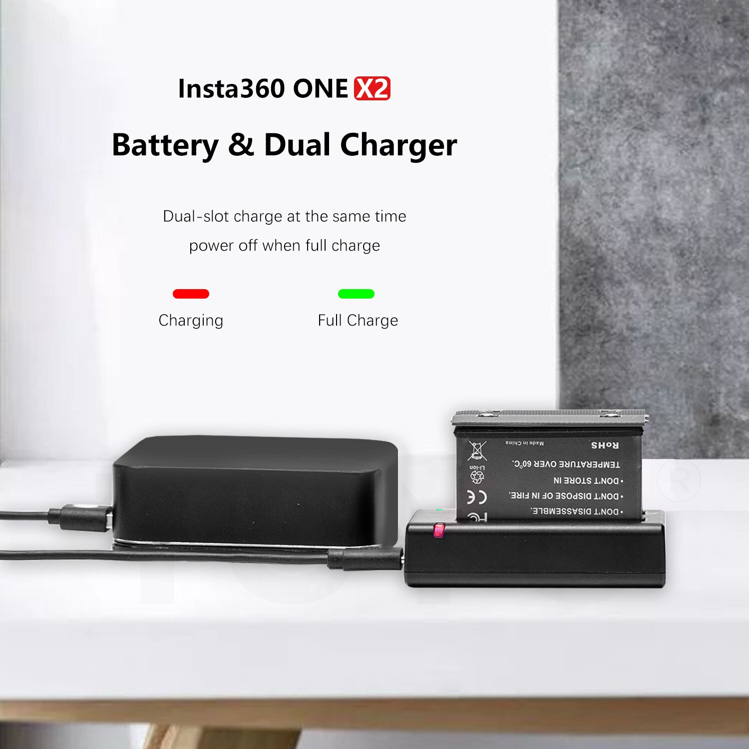 Batteria universale da 1700mAh One X 2 per batteria al litio ricaricabile Insta360 ONE X2 Insta 360 X2 accessori per Hub a ricarica rapida