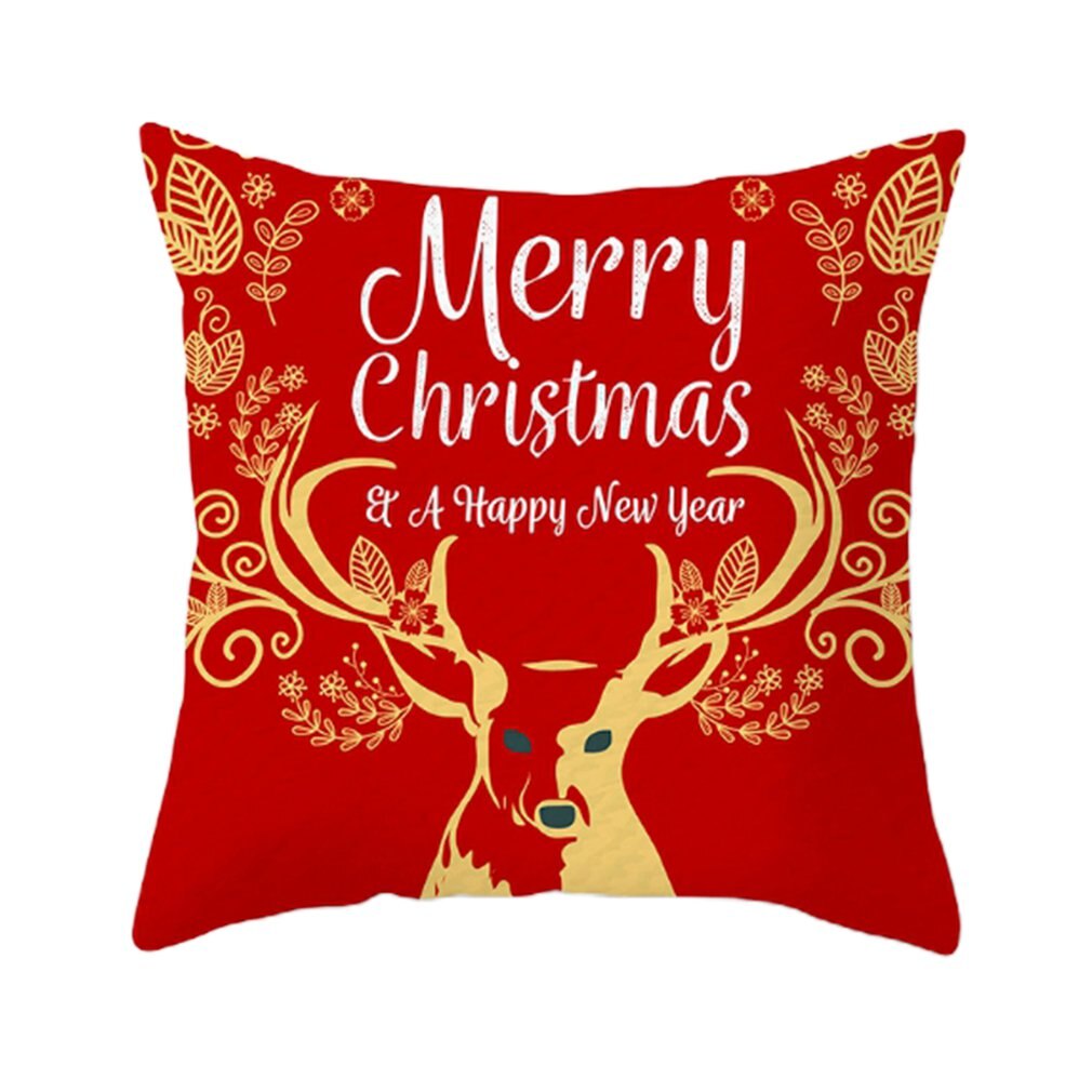 Weihnachten Kissen Fall Mit Schöne Muster Weihnachten Kissen Sofa Kissen Fall Schlafzimmer Dekoration Kissen: 4