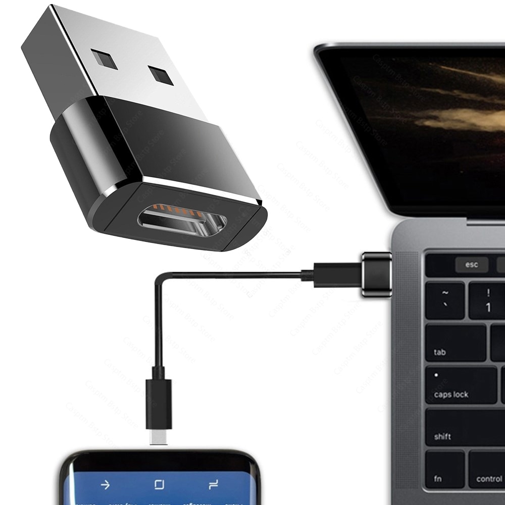 Usb Type C Otg Kabel Adapter Type C USB-C Otg Converter Voor Iphone 12 Mini 12 Pro Max Laptop Usb lader Usb Hub Kabel