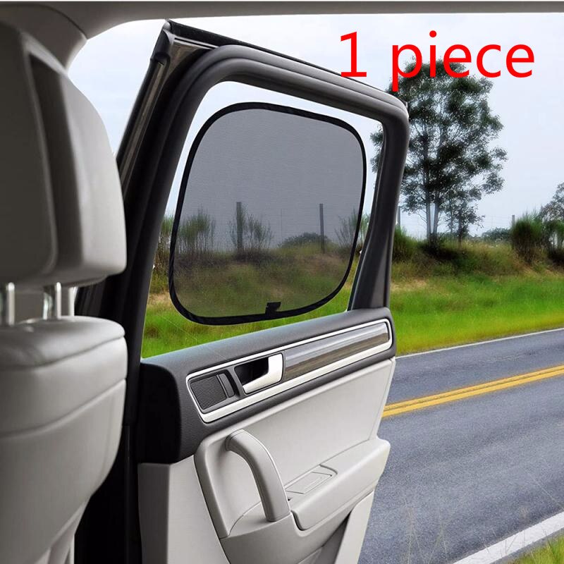 Parasol de ventana lateral para coche, protector de pantalla electrostática, funda Anti-UV, 2 uds.: 1pcs