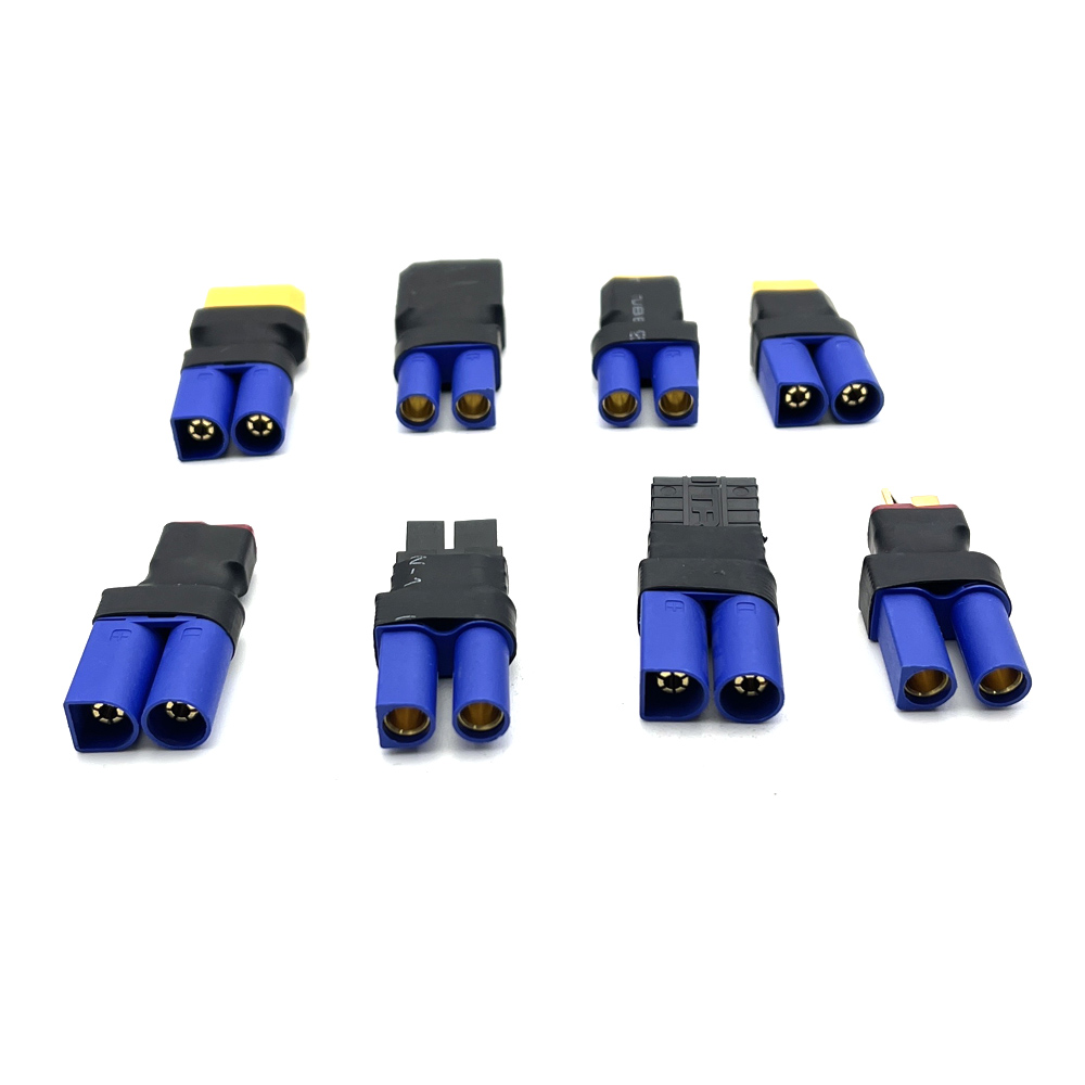 Adaptador EC5 a XT60 XT90 TRX T, conectores hembra/macho, piezas de Control de batería Lipo RC, conector DIY, 1 Uds.