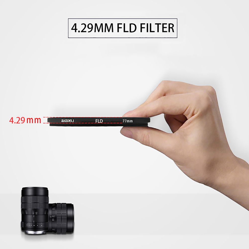 BAODELI Fld Filter 49 52 55 58 67 72 77 82 Mm For Camera Canon Lens Eos M50 6d 90d 600d Nikon D3200 D3500 D5100 D5600 Sony A6000