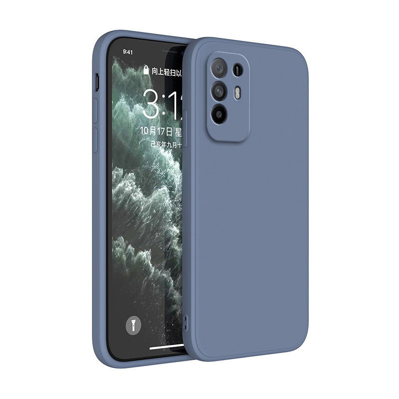 Originele Soft Case voor OPPO A94 A95 5G Coque Camera Bescherming Dunne Vierkante Vloeibare Siliconen Luxe Klassieke Schokbestendige Cover Funda: Microvezel / MULTI
