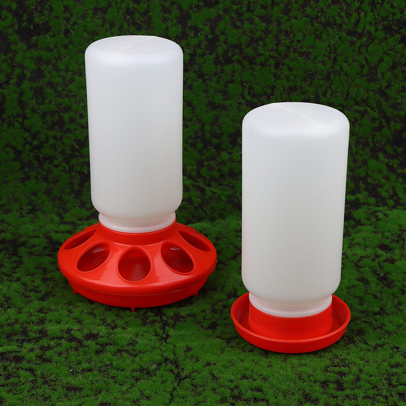 Fjerkræ fortykket foder- og drikkevandsautomat automatisk kylling fugle kylling vandingsspand beholder