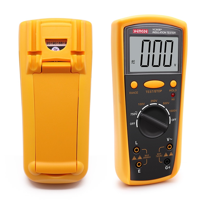 Insulation resistance tester VC60B+ digital megohmmeter insulation tester insulation shaker is better than BM500