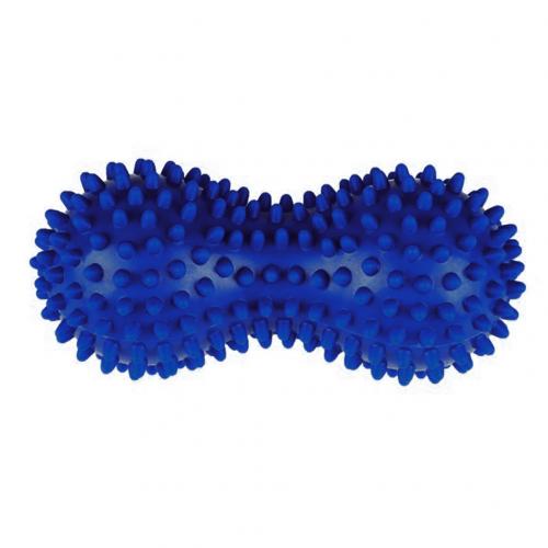 1Pc Pinda Vorm Massage Yoga Fitness Bal Verlichten Body Stress Pvc Voet Spiky Muscle Massager Bal Voet Massage Bal: Blauw