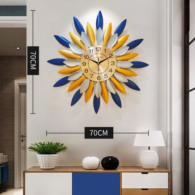 Creatieve Luxe 3D Wandklok Voor Woonkamer Muur Horloge Home Decor Digitale Klok Muur Modern Slaapkamer Stille Muur klokken: 1