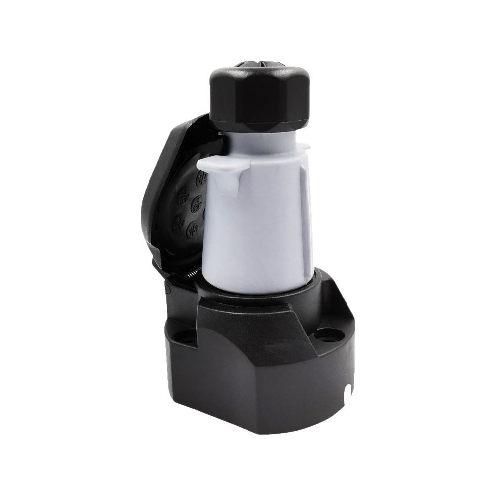 1Pcs Towing Plug Cross-shaped Nylon 7 Pin 12V Socket Plug Towing Plug Converter Adapter Blinker for Car Trailer A30