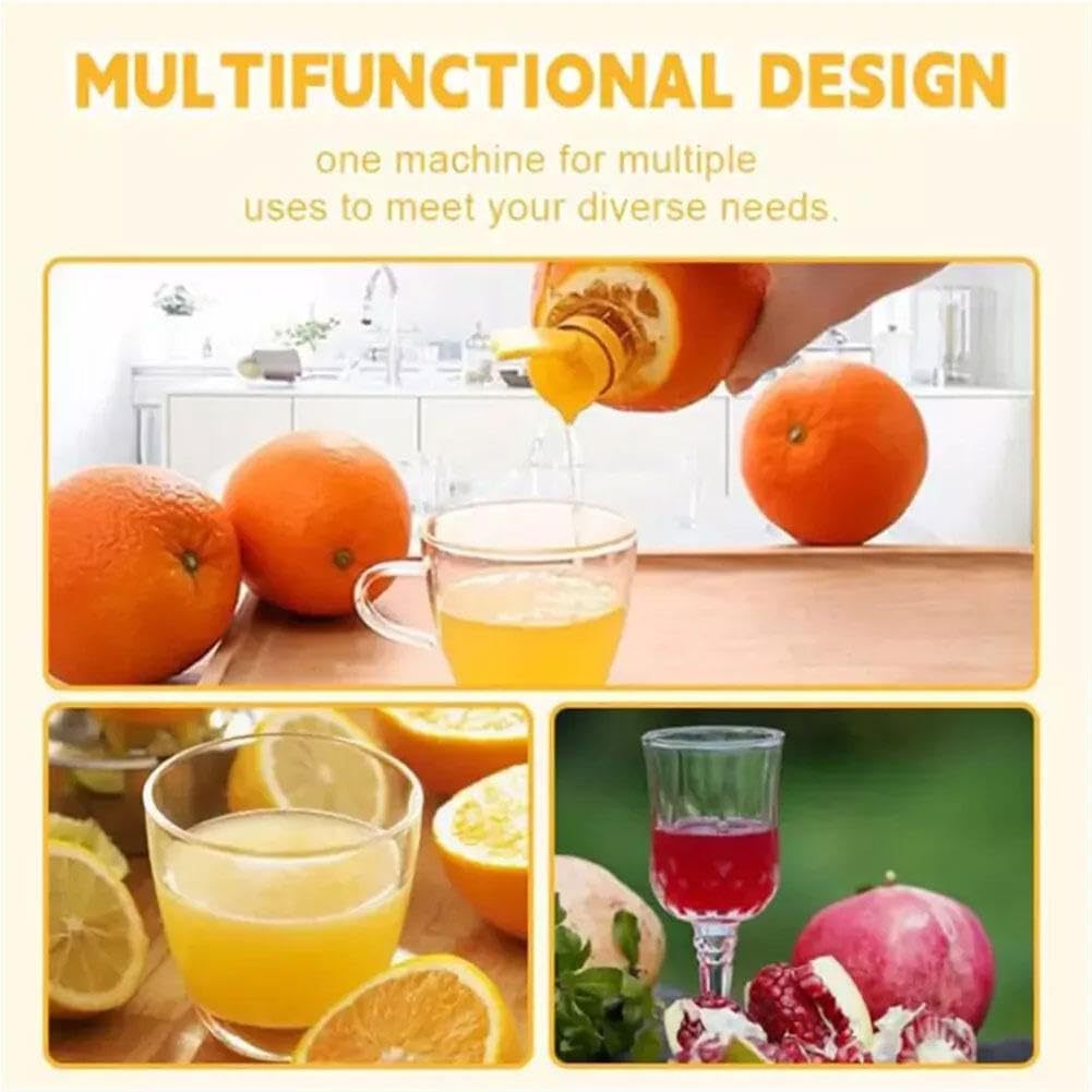 Exprimidor de cítricos manual de plástico, mini exprimidor de limón, exprimidor de naranjas, extractor de jugo fácil, conservación de frescura, material de cocina