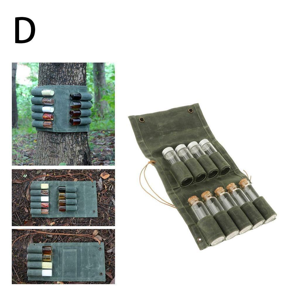 Camping Würze Krug Picknick Gewürz Flasche Gewürz Tasche Menage Lagerung Pfeffer Soße Kochen Gewürze Mit Zinn Können Grillen: D