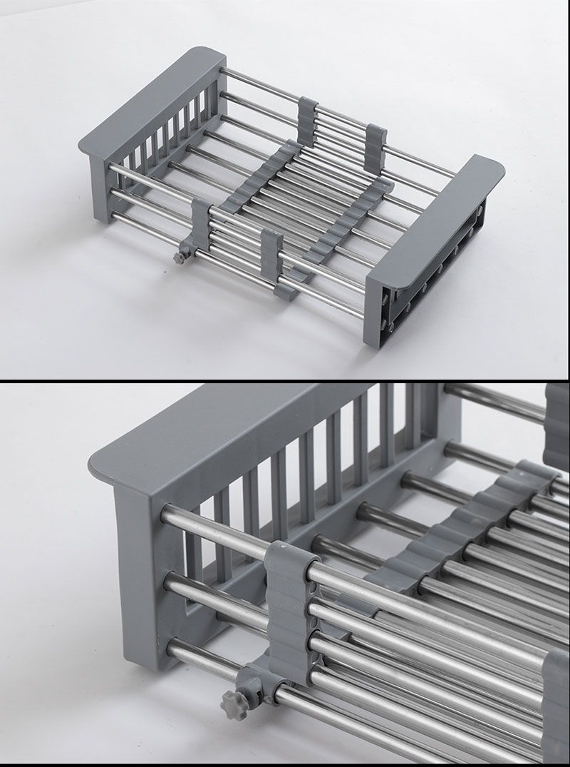 Odpływ zlewu kuchennego kosz spustowy stojak ze stali nierdzewnej basen zlew zlew sztućce opróżniony kosz wody chowany zlew teleskopowy