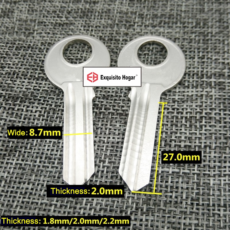 House Home Door Normal Blank Key 27mm Locksmith Supplies Blank Keys SJR101