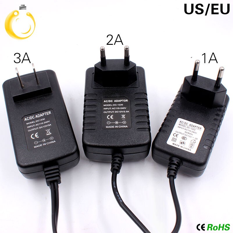 1pcs 12v2a Ac 100v 240v Converter 1a 3a Adapter Dc Grandado 8295