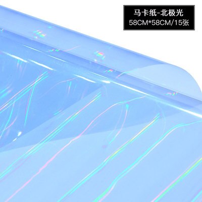 15 stk./parti macaron farvet indpakningspapir cellofan vandtæt blomsteremballagemateriale gennemsigtig indpakningspapir: Mørkegrå