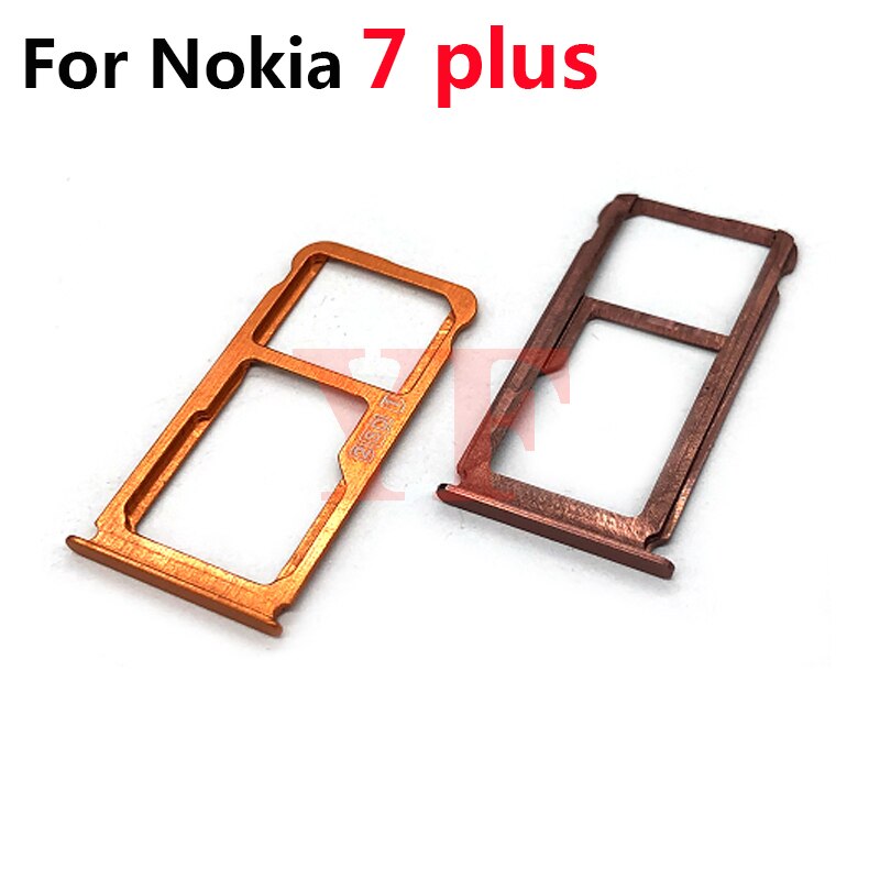 Sim Lade Houder Voor Nokia 7 Plus Sim Card Tray Slot Houder Adapter Socket Reparatie Onderdelen