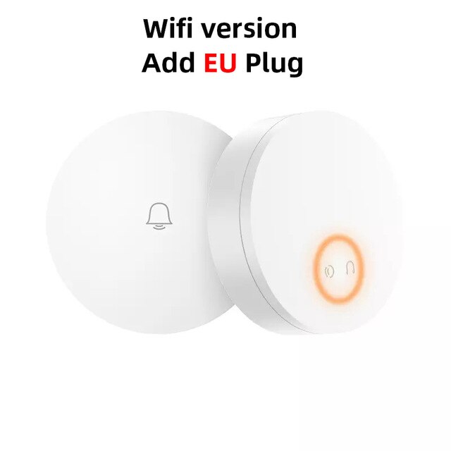 Xiaomi Linptech-timbre inalámbrico para Mijia APP, WIFI, de Control inteligente función de memoria, CA 110-240V: wifi add EU plug