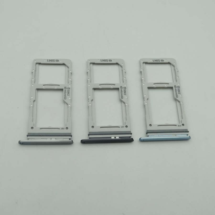 1pc Sim Tray Holder For Samsung Galaxy S20 / S20 Plus / S20 Ultra SIM Card Tray Slot Holder Adapter Socket Repair Parts