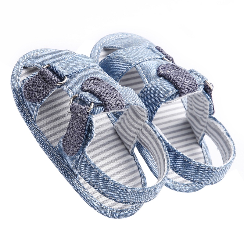 Summer baby girl sandals Shoes Denim Closed Toe