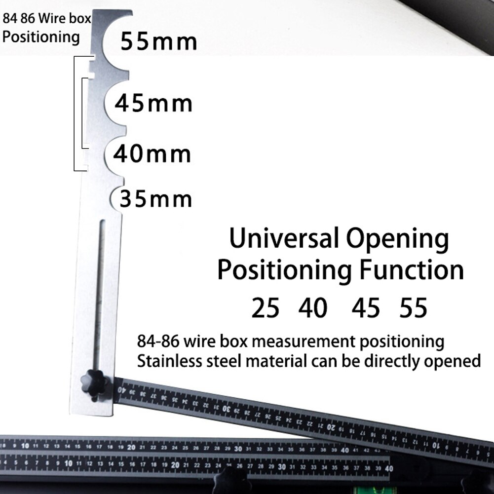 Cutting Tool Multifunction Positioning Special-shaped Measuring Ruler Cutting Dependent Tool Tile 80/120 cm
