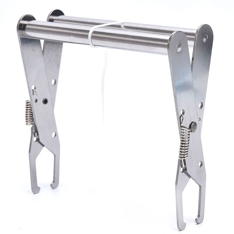 Stainless Steel Bee Hive Frame Holder Lifter Capture Grip Tool Beekeeping Equip