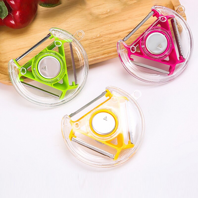 Magic Trio Peeler Set Slicer Stainless Steel Peeler Shredder Julienne Cutter Multi Peel Blade Zesters Grater Kitchen Tool