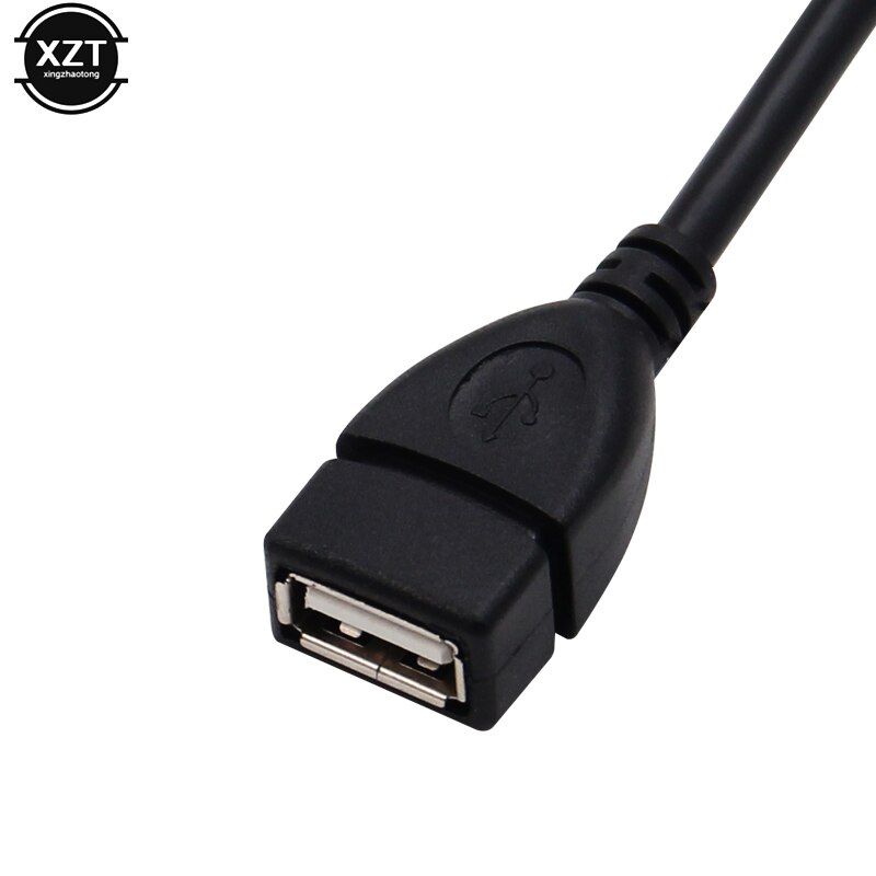 Usb 2.0 a han til hun 90 vinklet forlænger adapter kabel usb 2.0 han til hun op/ned 25cm sort kabel ledning